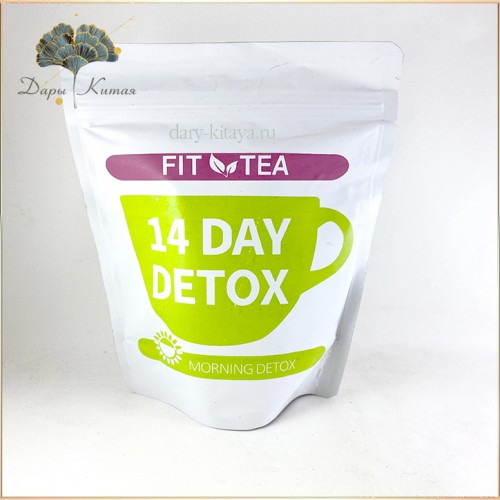Detox Tea. Чай для похудения. Утренняя свежесть. 14 пакетиков.
